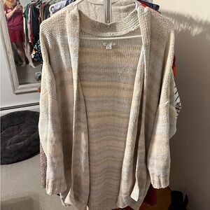 American Eagle Outfitters Beige Cardigan